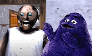 Image When Granny Met Grimace Shake
